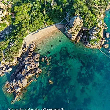 Grande Terrasse Vue Proche Plages Et Commerces Trébeurden